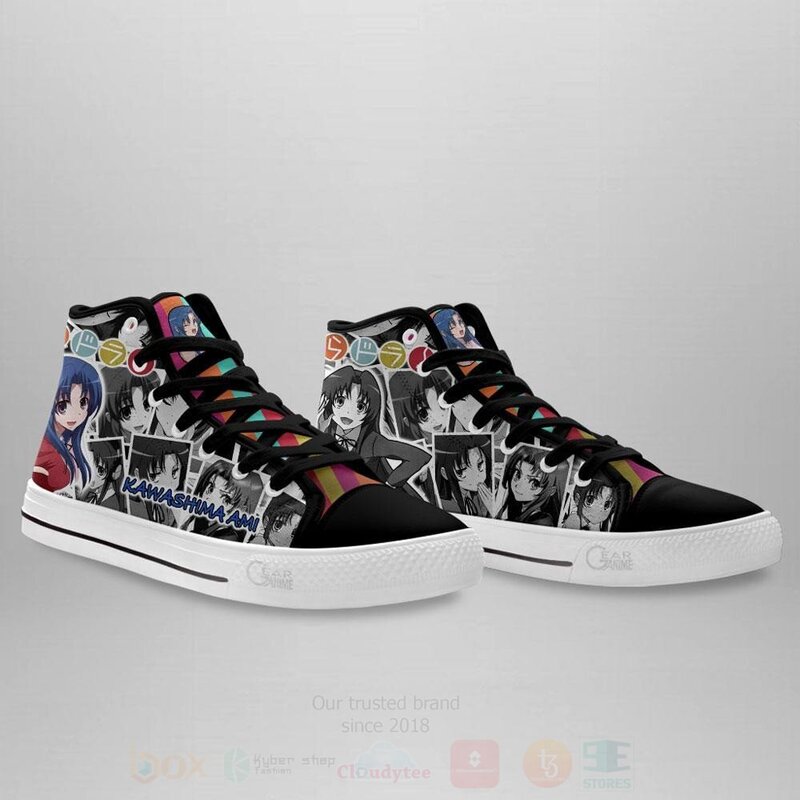 Ami Kawashima Custom Manga Anime Toradora High Top Shoes 1 2