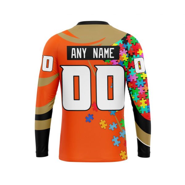 Anaheim Ducks Autism Awareness Personalized Orange NHL 3d shirt, hoodie 5 Anaheim Ducks Autism Awareness Personalized Orange NHL 3d shirt hoodie 1 2 3 4