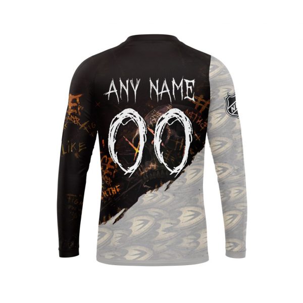 Anaheim Ducks Personalized NHL Skull Style 3d shirt hoodie 1 2 3 4