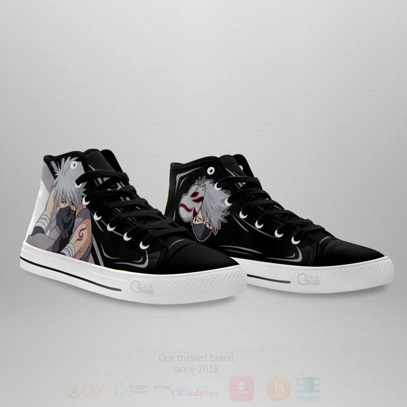 Anbu Kakashi Custom Anime High Top Shoes 1