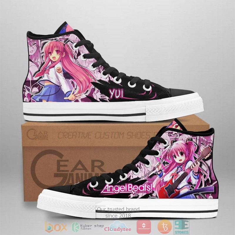 Angel Beats Yui High Top Canvas Shoes