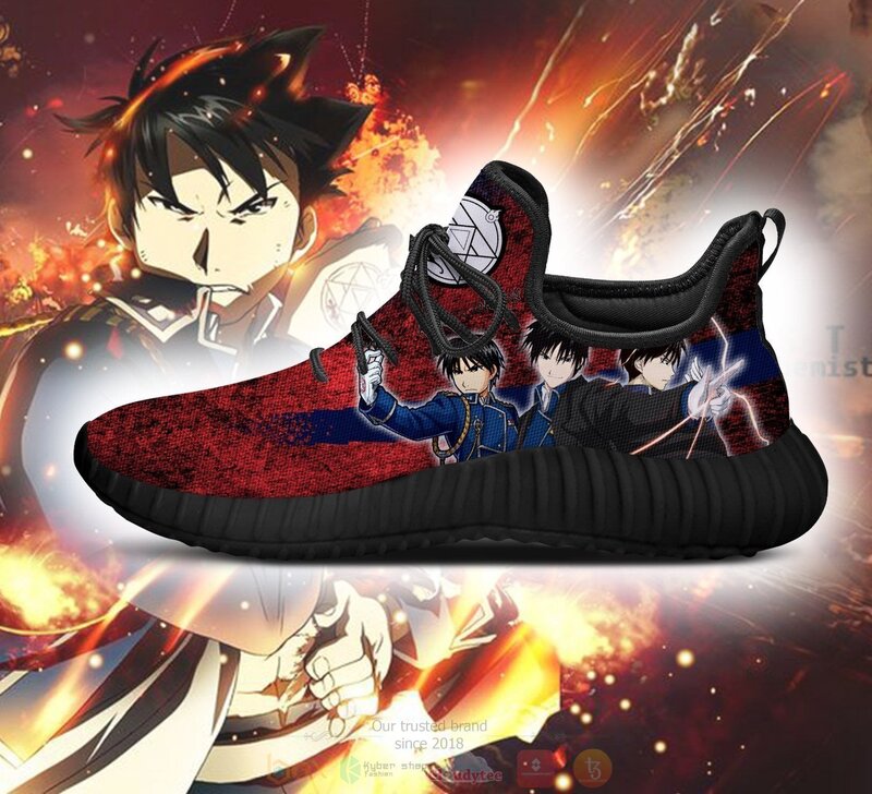BEST Anime Character Fullmetal Alchemist Roy Reze Shoes Sneaker 4 Anime Character Fullmetal Alchemist Roy Reze Shoes 1 2 3