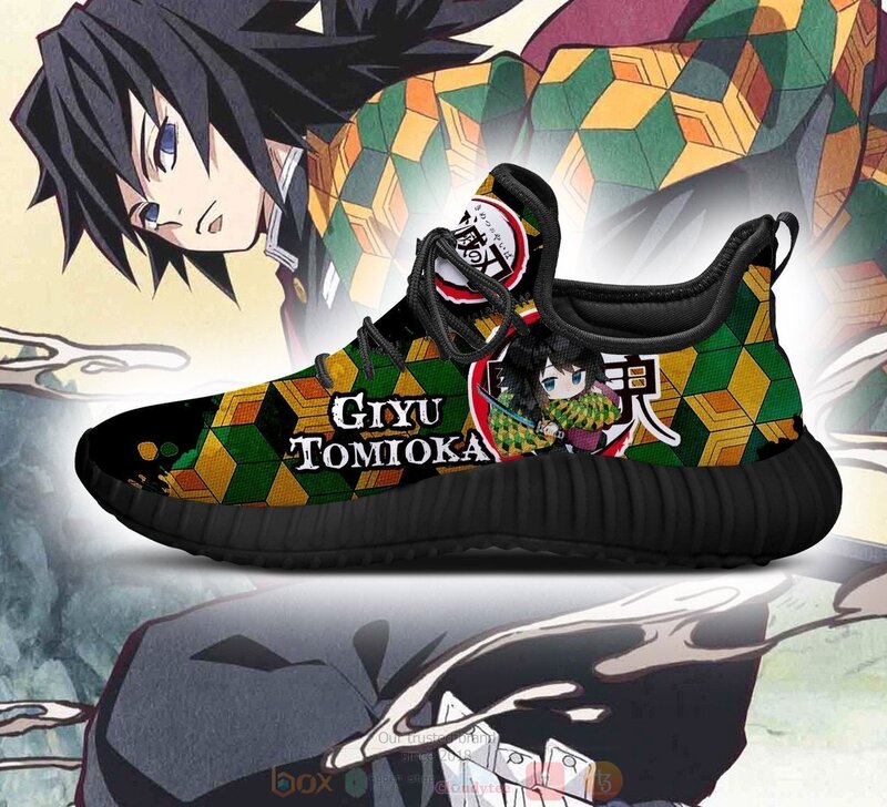 BEST Anime Demon Slayer Giyu Tomioka Reze Shoes Sneaker 4 Anime Demon Slayer Giyu Tomioka Reze Shoes 1 2 3