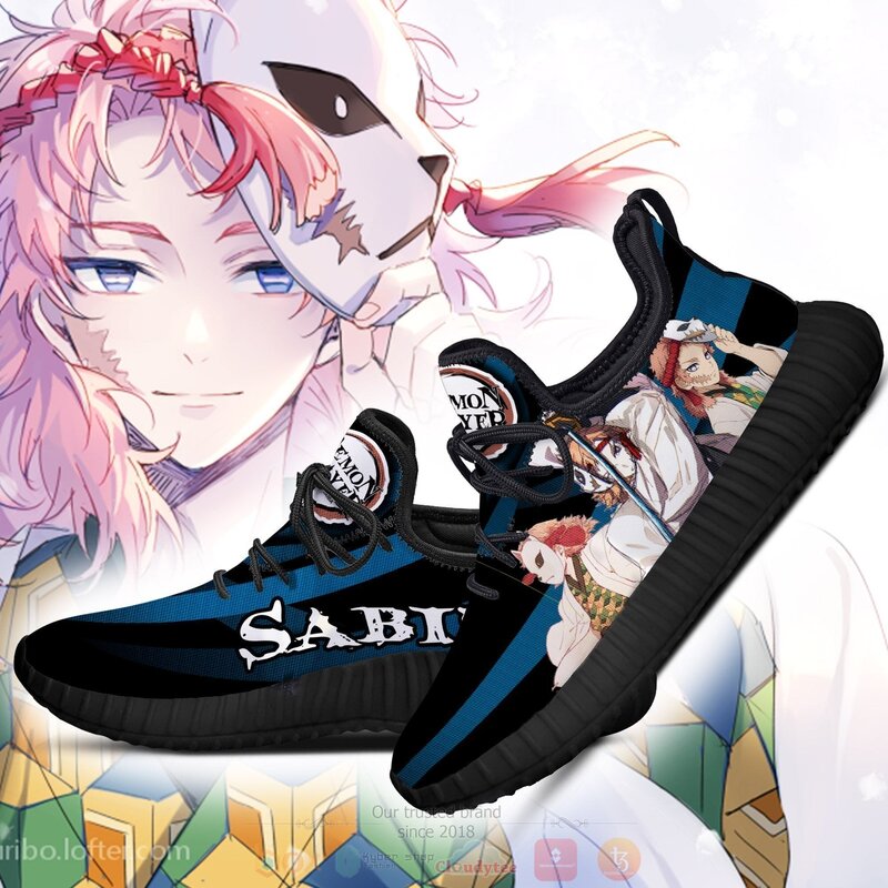 BEST Anime Demon Slayer Sabito Reze Shoes Sneaker 3 Anime Demon Slayer Sabito Reze Shoes 1 2