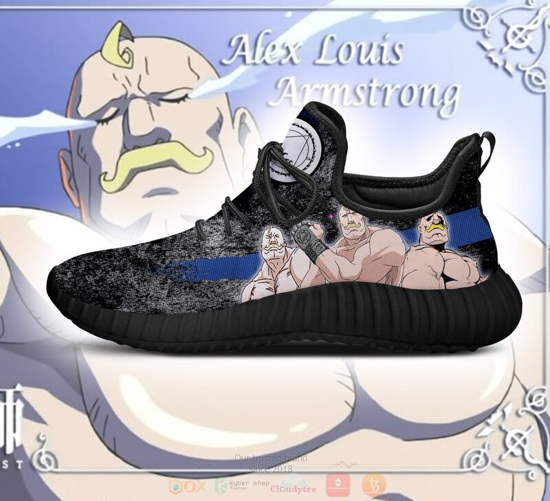 BEST Anime Fullmetal Alchemist Alex Louis Character Reze Shoes Sneaker 4 Anime Fullmetal Alchemist Alex Louis Character Reze Shoes 1 2 3