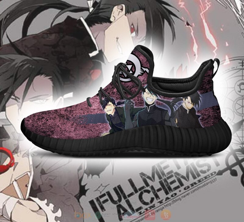 BEST Anime Fullmetal Alchemist Greed Character Reze Shoes Sneaker 4 Anime Fullmetal Alchemist Greed Character Reze Shoes 1 2 3