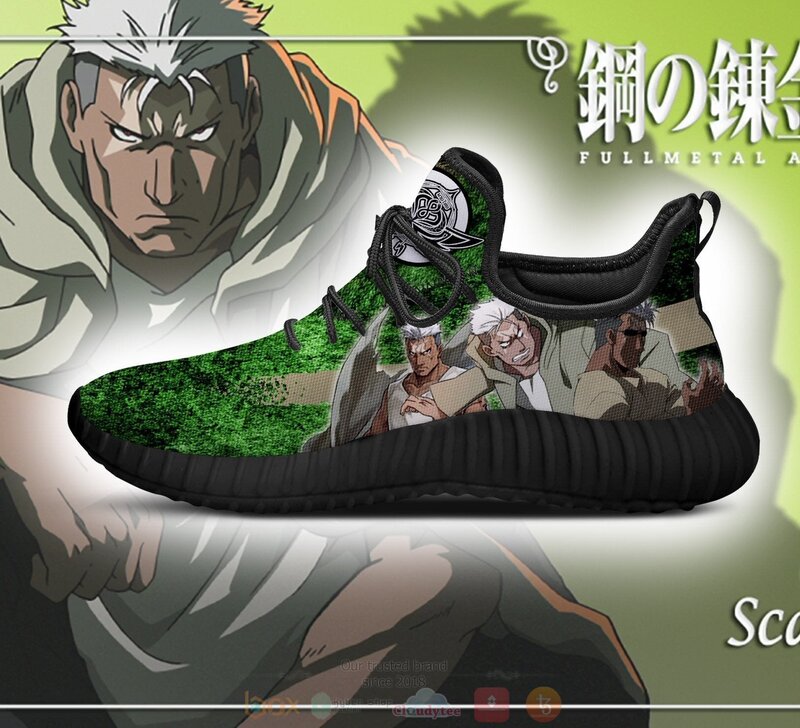 BEST Anime Fullmetal Alchemist Scar Character Reze Shoes Sneaker 4 Anime Fullmetal Alchemist Scar Character Reze Shoes 1 2 3