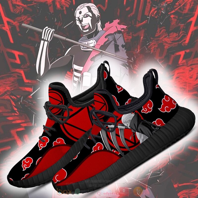 BEST Anime Naruto Akatsuki Hidan Reze Shoes Sneaker 3 Anime Naruto Akatsuki Hidan Reze Shoes 1 2
