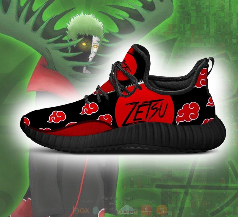BEST Anime Naruto Akatsuki Zetsu Reze Shoes Sneaker 4 Anime Naruto Akatsuki Zetsu Reze Shoes 1 2 3
