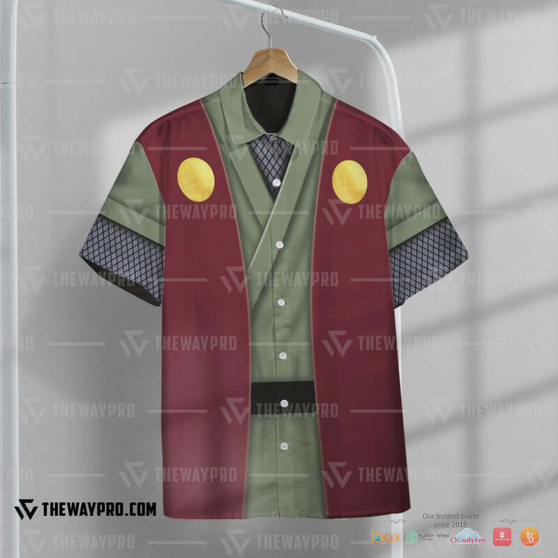 Anime Naruto Shippuden Sannin Jiraiya Hawaiian shirt 3 Anime Naruto Shippuden Sannin Jiraiya Hawaiian shirt 1 2