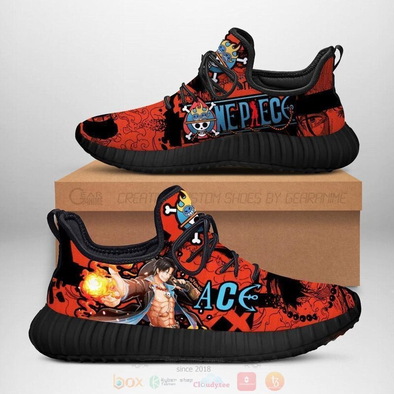 Anime One Piece Portgas D Ace Reze Shoes