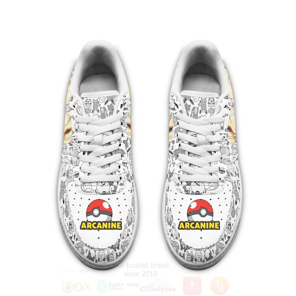 Arcanine Custom Anime Pokemon NAF Shoes 1