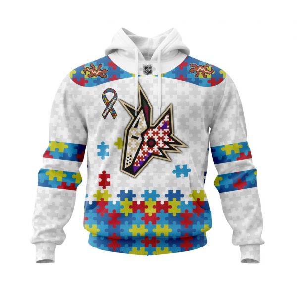Arizona Coyotes Autism Awareness Personalized NHL 3d shirt, hoodie 14 Arizona Coyotes Autism Awareness Personalized NHL 3d shirt hoodie