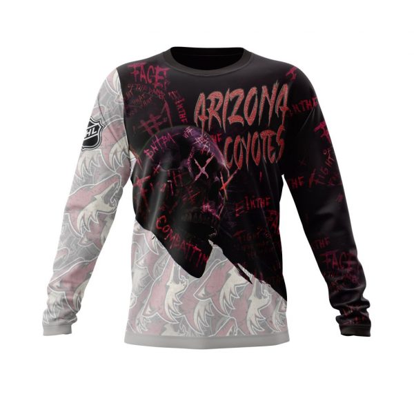 Arizona Coyotes Personalized NHL Skull Style 3d shirt, hoodie 4 Arizona Coyotes Personalized NHL Skull Style 3d shirt hoodie 1 2 3