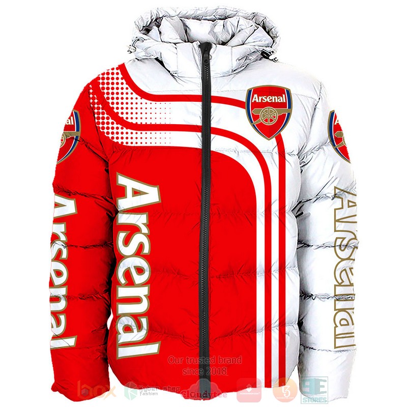 Arsenal Football Club red white shirt, hoodie 7 Arsenal Football Club red white 3D shirt hoodie 1 2 3 4 5 6