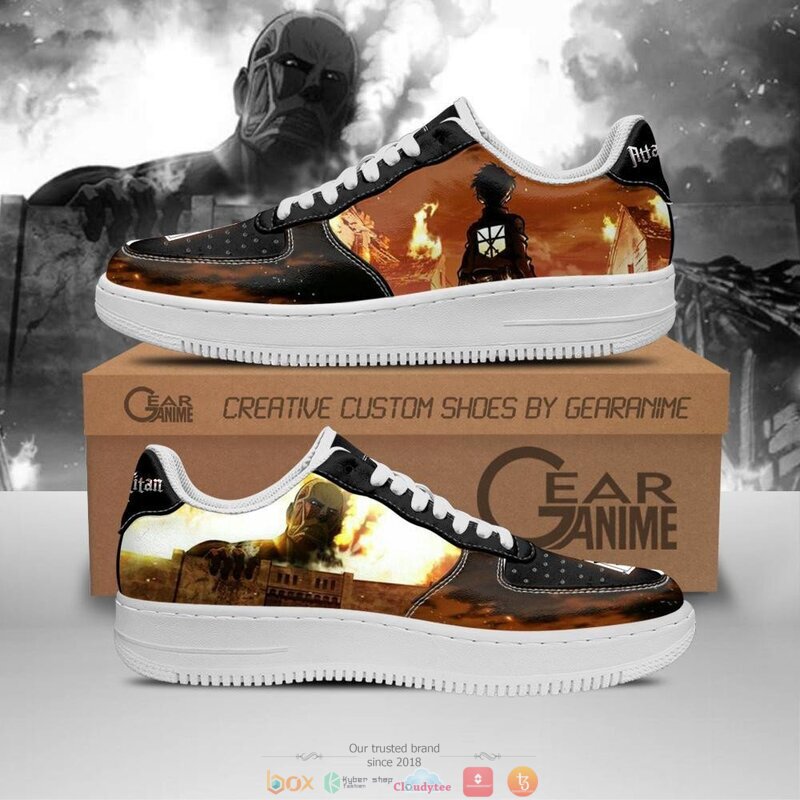 Attack On Titan AOT Anime Nike Air Force shoes