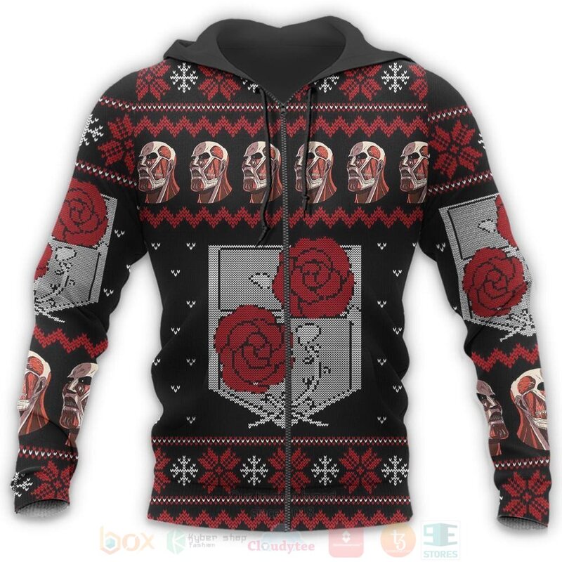 BEST Attack On Titan Garrison Custom Clothes Anime 3D Hoodie, T-Shirt 7 Attack On Titan Garrison Custom Clothes Anime 3D Hoodie Shirt 1 2 3 4 5 6