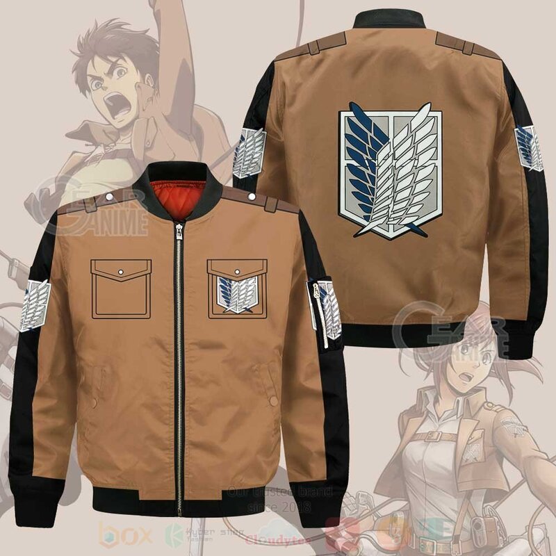 Attack on Titan Scout Cloak Costume Anime 3D Hoodie Shirt 1 2 3 4