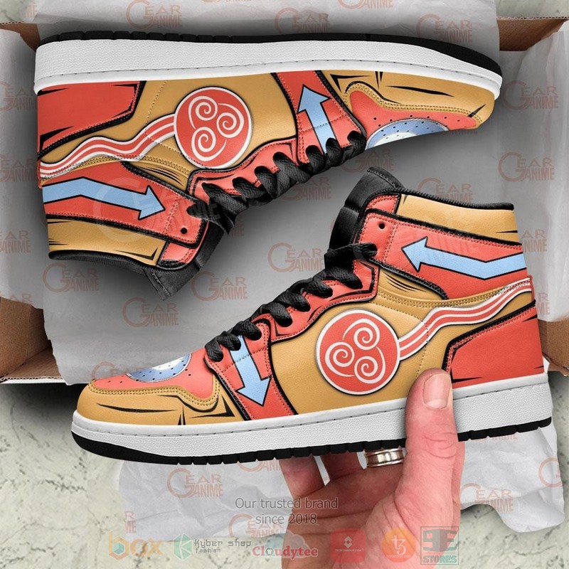 Avatar Air Nation The Last Airbender Air Jordan high top shoes 1 2