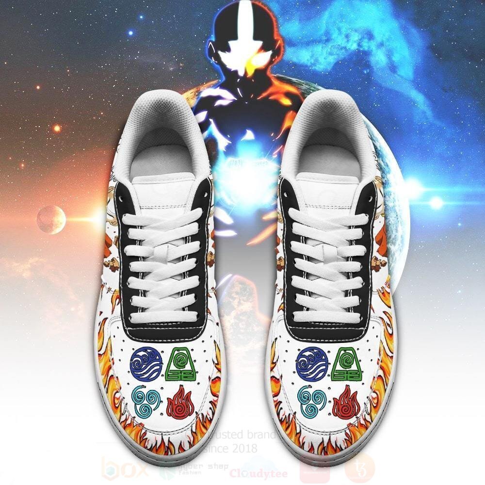 Avatar Airbender Characters Anime NAF Shoes 1