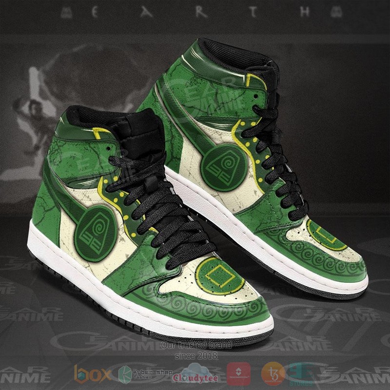 Avatar Earth Nation The Last Airbender Air Jordan high top shoes 1