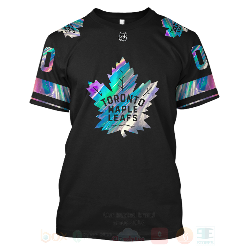 BEST NHL Toronto Maple Leafs Personalized Custom Black Unisex 3D Hoodie, Shirt 7 NHL Toronto Maple Leafs Personalized Black 3D Hoodie Shirt 1 2 3 4 5 6