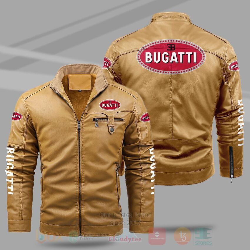 BMW Bugatti Fleece Leather Jacket 1