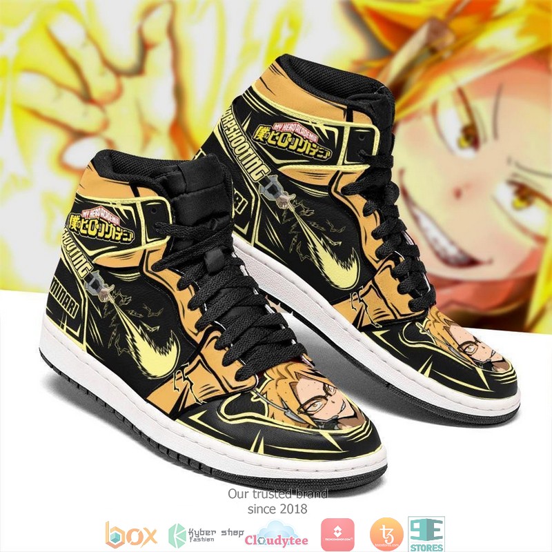 BNHA Denki Anime My Hero Academia Air Jordan High Top Shoes 1