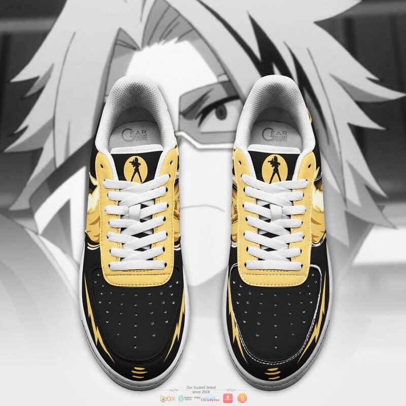 BNHA Denki Anime My Hero Academia Nike Air Force Sneaker Shoes 4 BNHA Denki Anime My Hero Academia Nike Air Force Shoes 1 2 3