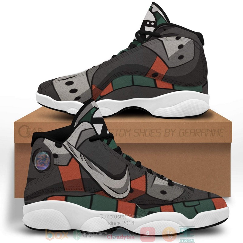 BNHA Katsuki Bakugo Anime My Hero Academia Air Jordan 13 Sneaker Shoes 9 BNHA Katsuki Bakugo Anime My Hero Academia Air Jordan 13 Shoes