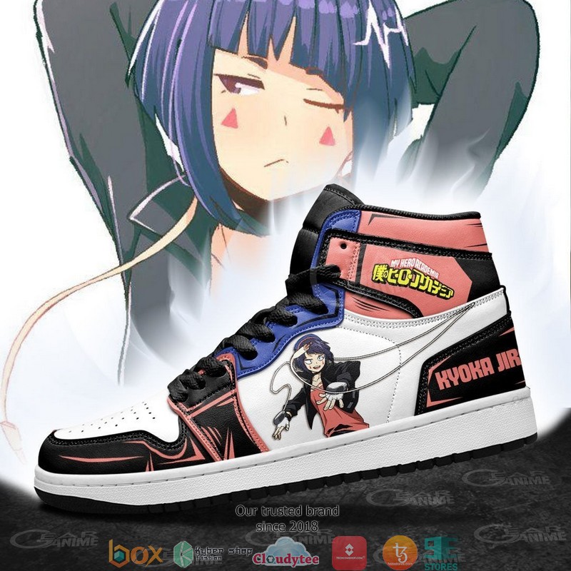 BNHA Kyoka Jiro My Hero Academia Anime Air Jordan High top shoes 3 BNHA Kyoka Jiro My Hero Academia Anime Air Jordan High top shoes 1 2