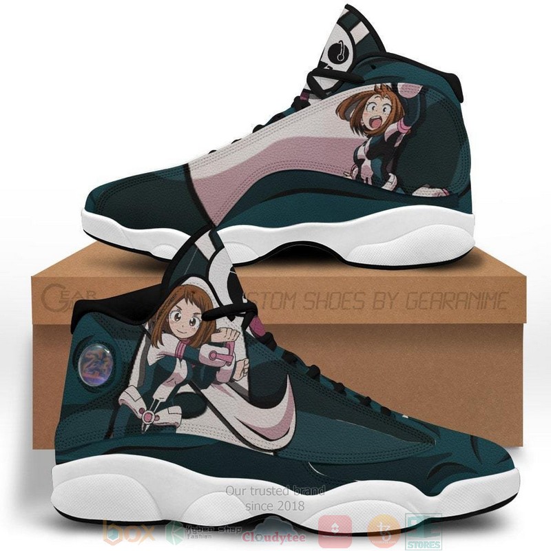 BNHA Ochako Uraraka Anime My Hero Academia Air Jordan 13 Shoes