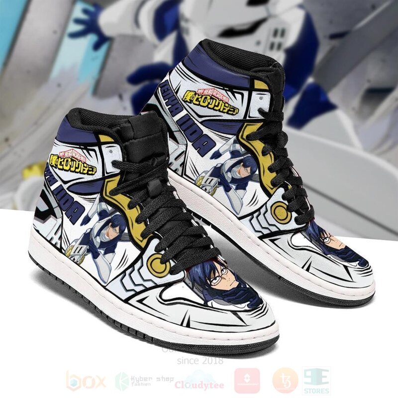 BNHA Tenya Ingenium Custom Anime My Hero Academia Air Jordan High Top Shoes 1