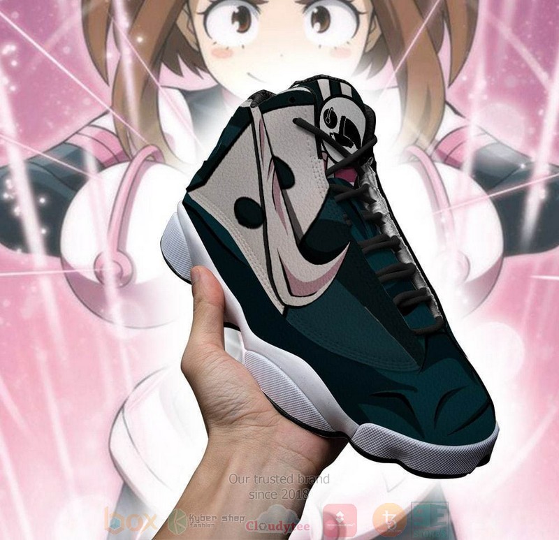 BNHA Uravity Ochako Anime My Hero Academia Air Jordan 13 Sneaker Shoes 2 BNHA Uravity Ochako Anime My Hero Academia Air Jordan 13 Shoes 1