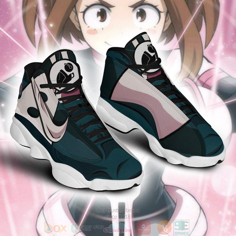 BNHA Uravity Ochako Anime My Hero Academia Air Jordan 13 Sneaker Shoes 3 BNHA Uravity Ochako Anime My Hero Academia Air Jordan 13 Shoes 1 2