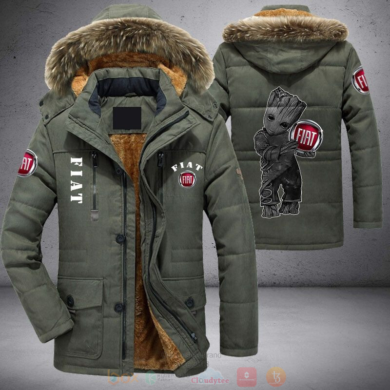 BEST Baby Groot Fiat Parka Jacket Coat Winter 3 Baby Groot Fiat Parka Jacket 1 2