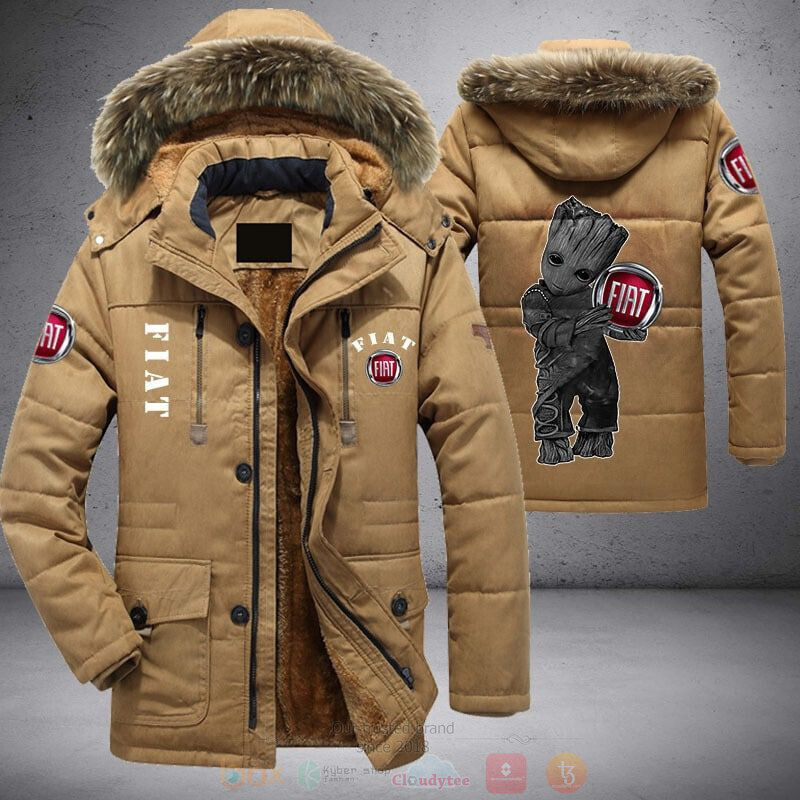 BEST Baby Groot Fiat Parka Jacket Coat Winter 4 Baby Groot Fiat Parka Jacket 1 2 3