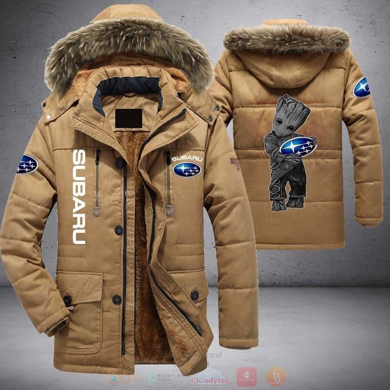 BEST Baby Groot Subaru Parka Jacket Coat Winter 4 Baby Groot Subaru Parka Jacket 1 2 3
