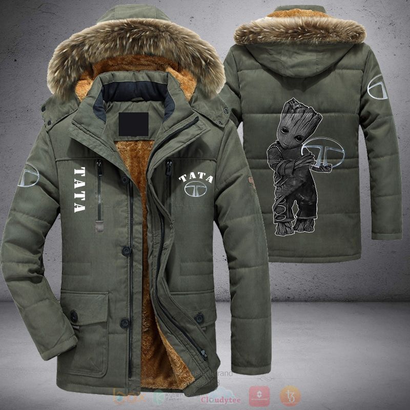 BEST Baby Groot Tata Parka Jacket Coat Winter 3 Baby Groot Tata Parka Jacket 1 2