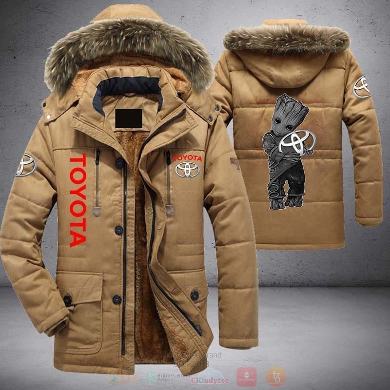BEST Baby Groot Toyota Parka Jacket Coat Winter 4 Baby Groot Toyota Parka Jacket 1 2 3