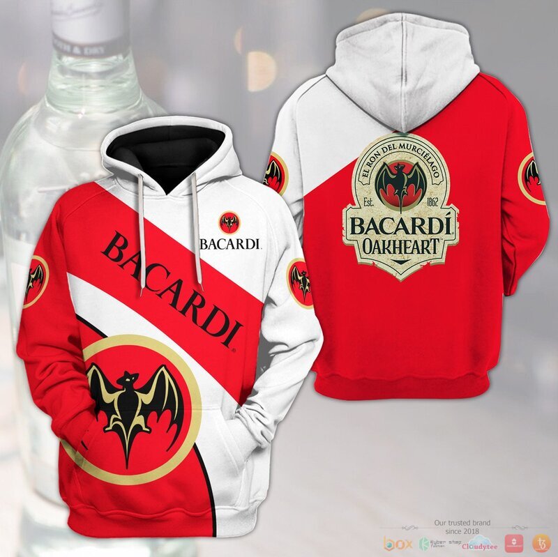 Bacardi Oakheart 3d hoodie
