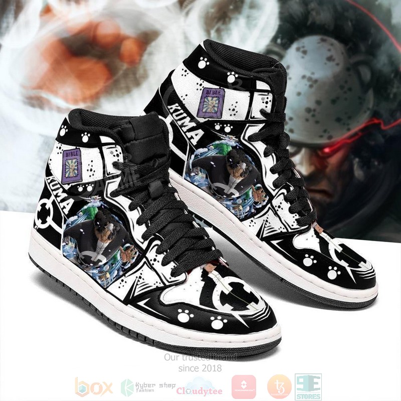 Bartholomew Kuma Anime One Piece Air Jordan High Top Sneaker Shoes 2 Bartholomew Kuma Anime One Piece Air Jordan High Top Shoes 1