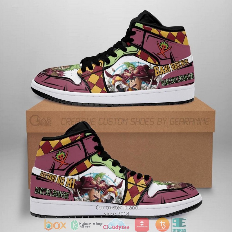 Batolomeo Anime One Piece Air Jordan High Top Shoes