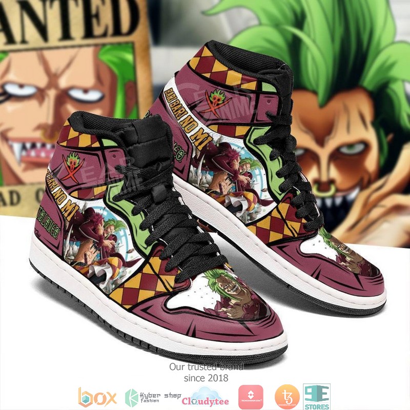 Batolomeo Anime One Piece Air Jordan High Top Shoes 1