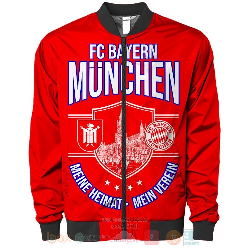 Bayern Munchen FC red shirt, hoodie 6 Bayern Munchen FC red 3D shirt hoodie 1 2 3 4 5