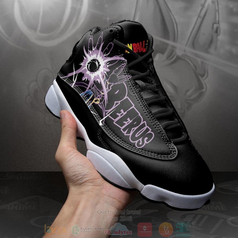 Beerus Anime Dragon Ball Air Jordan 13 Sneaker Shoes 4 Beerus Anime Dragon Ball Air Jordan 13 Shoes 1 2 3