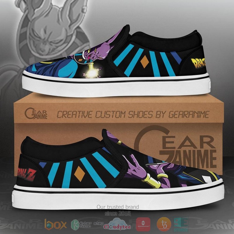 Beerus Dragon Ball Anime Slip On Shoes 1