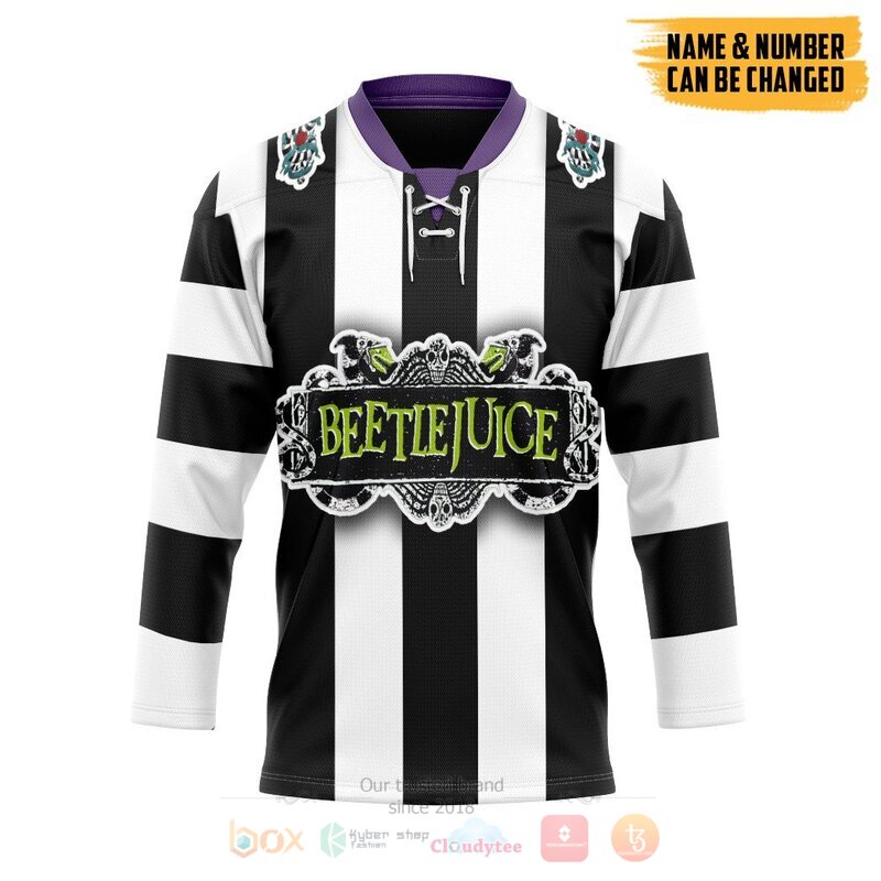 Beetlejuice Sandworm Custom Hockey Jersey