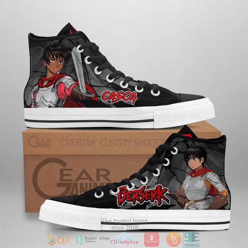 Berserk Casca High Top Canvas Shoes 1 Berserk Casca High Top Canvas Shoes