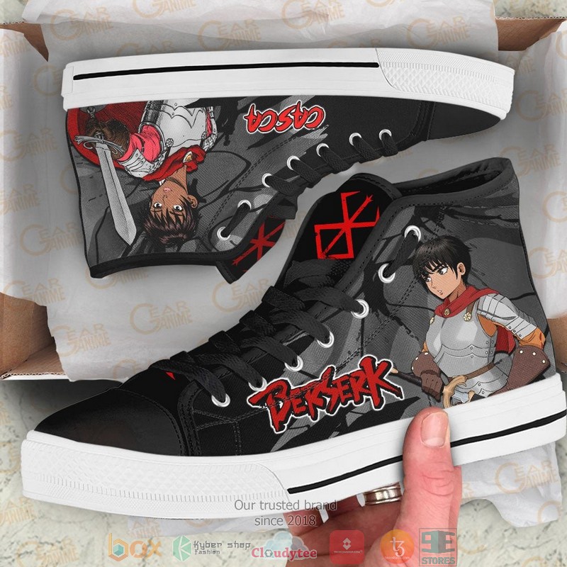 Berserk Casca High Top Canvas Shoes 2 Berserk Casca High Top Canvas Shoes 1